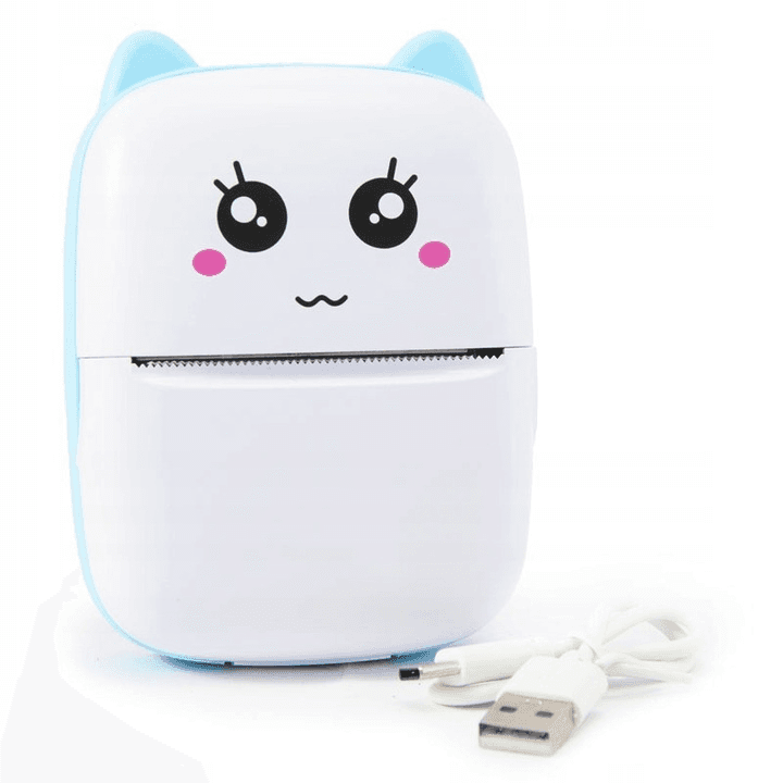 Drukuś, mini drukarka termiczna do zdjęć + 11 rolek GRATIS!